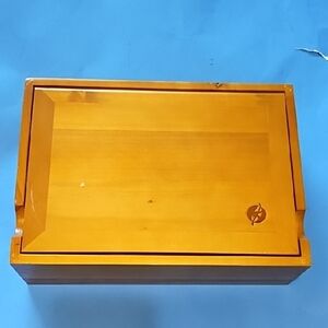 Wooden Adagio Teas  Box with Logo